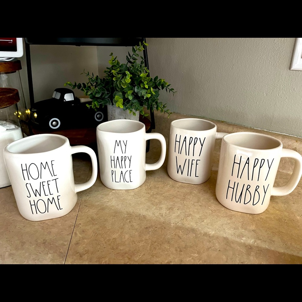 Rae Dunn coffee mugs bundle